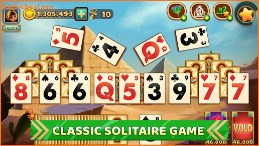 Solitaire - Pyramid Kingdom - Tripeaks screenshot