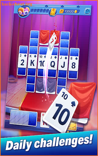 Solitaire Showtime: Tri Peaks Solitaire Free & Fun screenshot