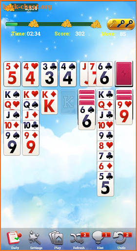 Solitaire Sky : Classic Game screenshot