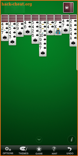 Solitaire Spider screenshot