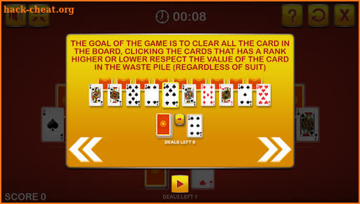 Solitaire Tripeaks screenshot