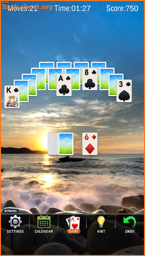 Solitaire Tripeaks screenshot