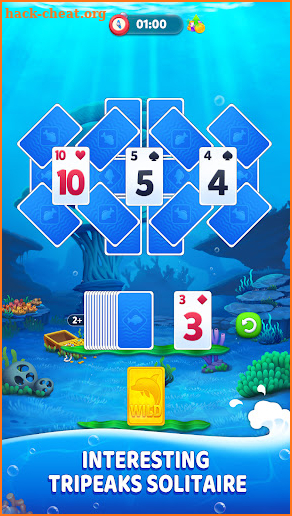 Solitaire Tripeaks Ocean screenshot