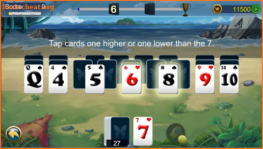 Solitaire Wild Card screenshot