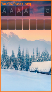 Solitaire Wintry Scene Theme screenshot