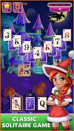 Solitaire Witch - Free Solitaire Card Games screenshot