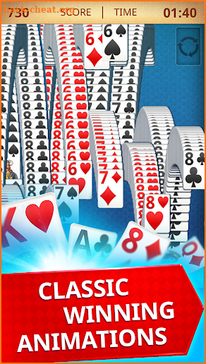 Solitare screenshot