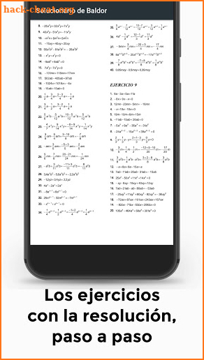 Solucionario de Álgebra de Baldor 😎 🔥 📚 screenshot