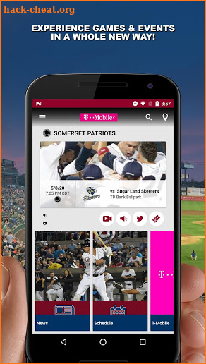 Somerset Patriots Baseball screenshot