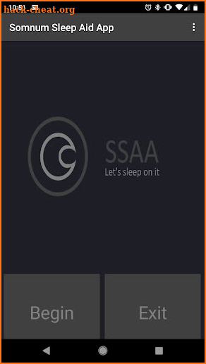 Somnum Sleep Aid App screenshot