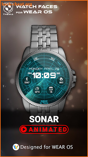 Sonar Watch Face screenshot