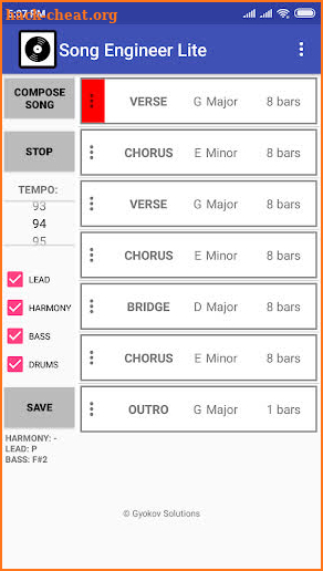 Song Engineer Lite screenshot