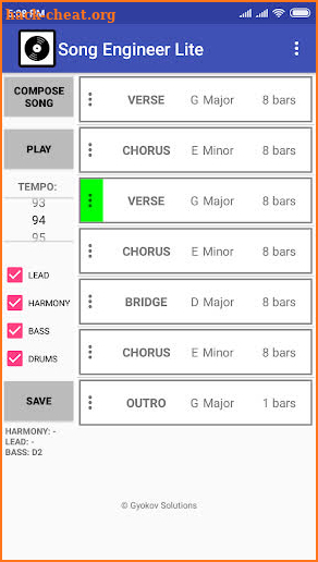Song Engineer Lite screenshot