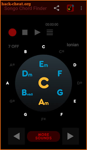 Songo Chord Finder screenshot