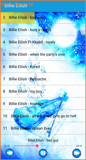 Songs Billie Eilish - Offline screenshot