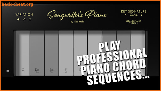 Songwriter's Piano - Grand screenshot