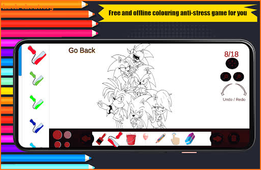 Soni Coloring Blue Animals screenshot