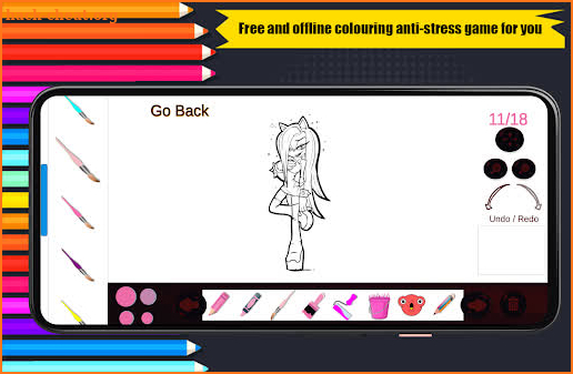 Soni Coloring Blue Animals screenshot