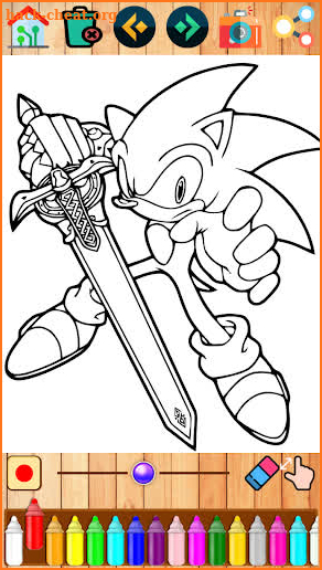 soni coloring game book screenshot