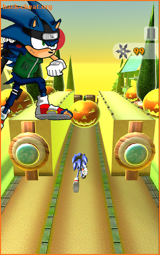 Sonic Ninja Halloween Run screenshot