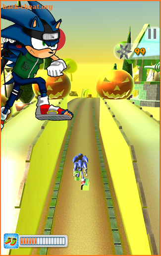 Sonic Ninja Halloween Run screenshot