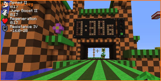 Sonic Parkour Map For MCPE screenshot