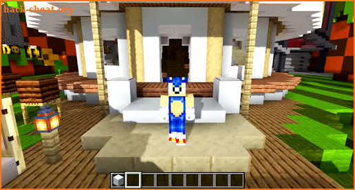 Sonic Parkour Mod Fast Adventure Map For MCPE screenshot