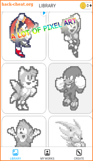 Sonic Pixel Art - Color by Number for Free screenshot