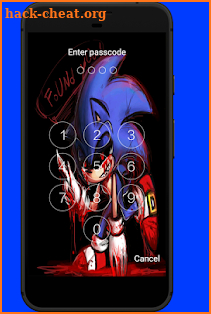 Sonic.exe Lockscreen screenshot