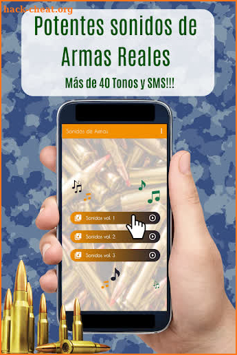 Sonidos de armas reales, tonos y ringtones screenshot