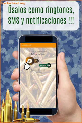 Sonidos de armas reales, tonos y ringtones screenshot