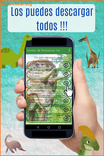 Sonidos de Dinosaurios reales, tonos y ringtones. screenshot