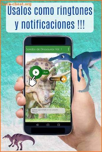 Sonidos de Dinosaurios reales, tonos y ringtones. screenshot