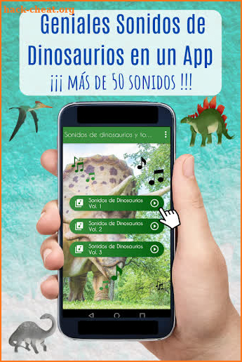 Sonidos de Dinosaurios reales, tonos y ringtones. screenshot