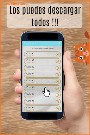 Sonidos de Gatos para Celular gratis, tonos y SMS screenshot