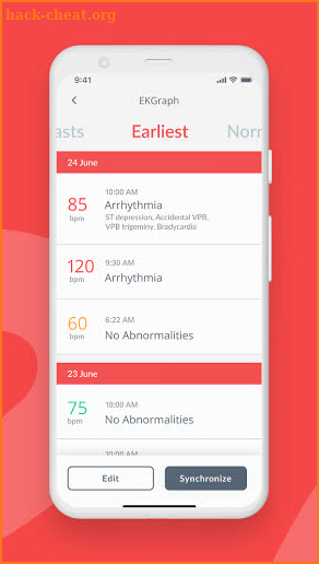 SonoHealth 2.0 screenshot