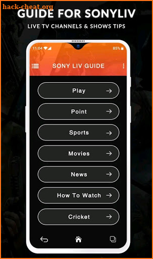 SonyLiv - Live TV Shows & Movies Guide screenshot