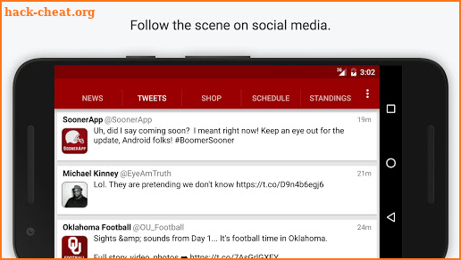 SoonerApp OU Football News screenshot