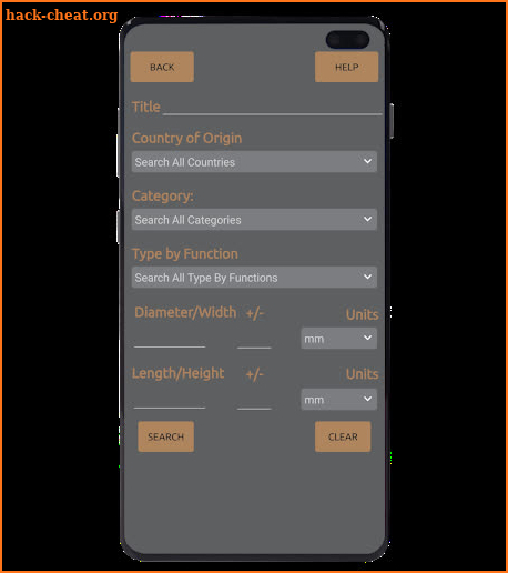 SOrD™ (Searchable Ordnance Database™) Landmines screenshot