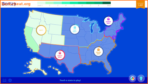 Sortzy States screenshot