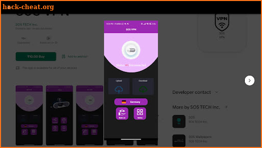 SOS VPN V2 screenshot