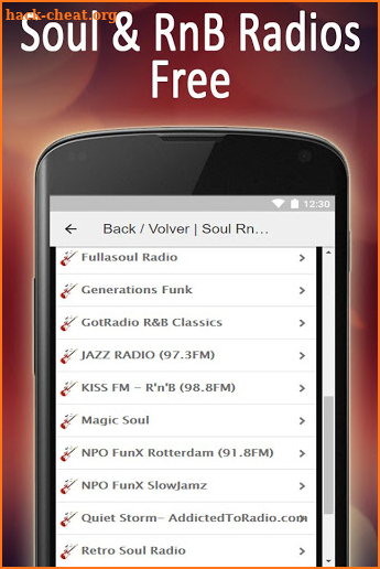 Soul R&B Urban Radio Stations screenshot