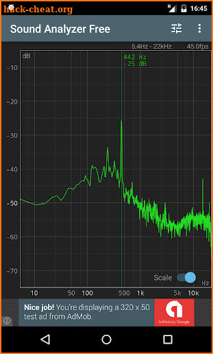 Sound Analyzer Free screenshot