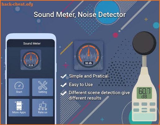 Sound Detector: Decibel meter, db noise detector screenshot