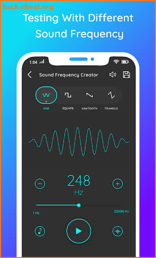 Sound Frequency Creator screenshot