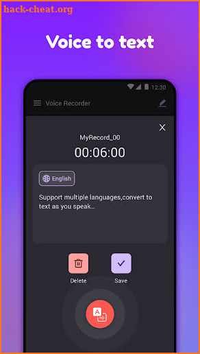 Sound Memo Voice Recorder screenshot