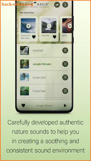 Sound Oasis Nature Sounds Pro screenshot