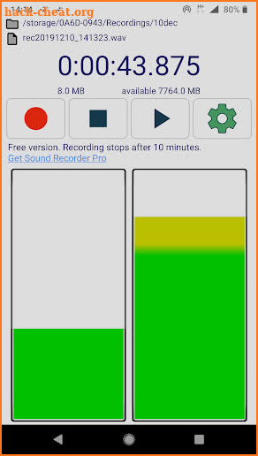 Sound Recorder PCM screenshot