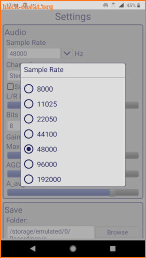 Sound Recorder PCM screenshot