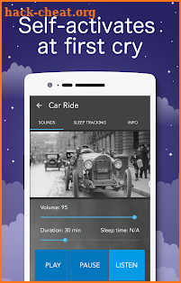 Sound Sleeper white noise baby screenshot